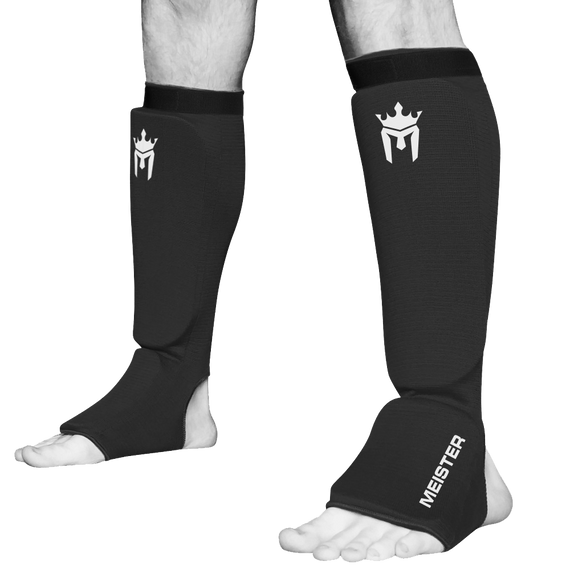 Meister Elastic Cloth Shin and Instep Padded Guards