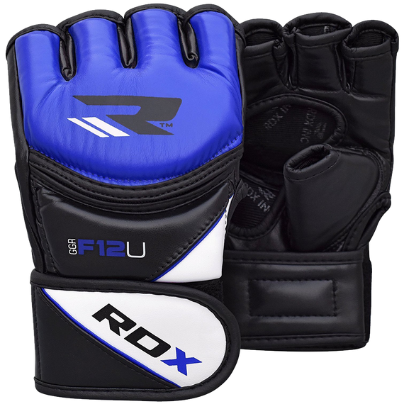 RDX Maya Hide Leather Grappling MMA Gloves UFC Cage Fighting Sparring Glove Training F12